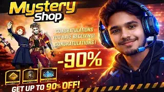 Ff x Jujutsu Kaisen Mystery Shop Event 🥳💥 | free fire new event ff new event | new event free fire
