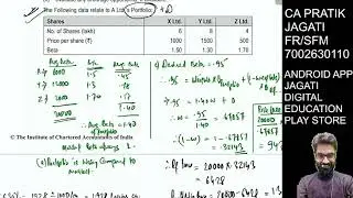 Portfolio + Derivatives | Rtp May 2021 Q.7 | Disposal and Risk free Investment