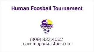 Human Foosball Tournament