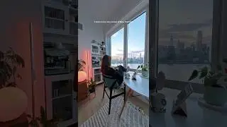 In my cozy corner of NYC #nyc #apartment #timelapse