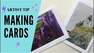 Holiday Artist Tip - Cards, Envelopes, and Clear plastic sleeves