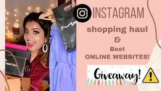 INSTAGRAM shopping haul 2021 | Best websites for Jewelry, clothing & makeup! (GIVEAWAY ANNOUNCEMENT)