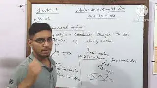 JEE: Motion in a Straight line | What is Distance/Displacement| LEC 02 | Class 11
