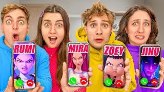 ¡DANI Y ROBBI LLAMAN  A LOS CAZADORES DE DEMONIOS DEL K-POP A LAS 3:00 AM! Los chicos Rumi y Saja
