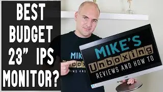 BEST VALUE IPS 1080p 23inch Monitor AOC I2369Vm Unboxing & First Look