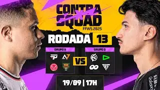 🚨 FFWS BR | SPLIT 2 🏆 CONTRA SQUAD | RODADA 13 - GRUPOS A e D | FREE FIRE | AO VIVO🚨 #freefire