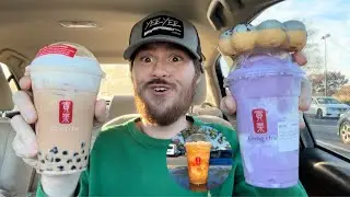 Gong Cha Pumpkin Pie Milk Tea, Purple Sweet Potato Smoothie, and Frank&rsquo;s Red Hot Slush