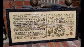Flosstube Video # 58 - Exploring the Cross Stitch Cupboard and BG 1874 is Framed!
