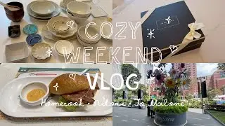 Cozy Weekend Vlog 💕 Okonomiyaki Brunch, Nitori Finds & Jo Malone Unboxing