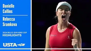 Danielle Collins vs. Rebecca Sramkova | USA vs. Slovakia | 2024 Billie Jean King Cup