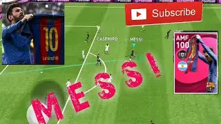 100 rating messi(AMF) is out of world 🔥😱||PES_2021 ||G A M E X10