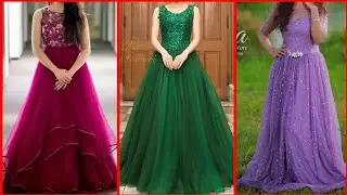 Beautiful Net Gown Design||Partywear Designer Net Gown||