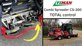 UNIQUE salt spreader for Timan 3330 | Combined disc spreader and drop spreader | Combi Spreader