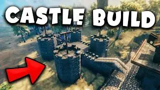 Castle Build - Enough for everything! | Valheim
