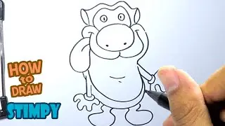 How to Draw Stimpy | Drawing Ren and Stimpy