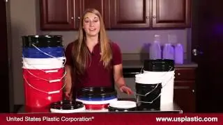 1, 2 & 3-1/2 GALLON BUCKETS | U.S. Plastic Corporation&reg; | Product Spotlight