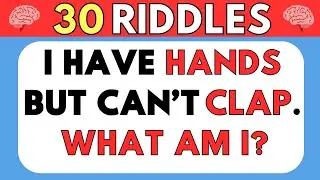 Only a Genius Can Solve These Riddles 🧠🧩 30 Tricky Riddles That'll Stretch Your Brain