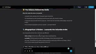 Art Critic AI App