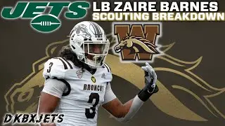 2023 NFL Draft Jets Pick: Western Michigan LB Zaire Barnes Scouting Breakdown | Hidden Gem