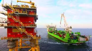 Modular Offshore Grid (MOG) Pull in of the cable in July 2019