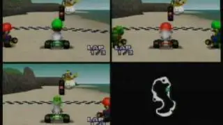 Встреча команды B.S.: Mario Kart 64 &mdash; Кубок грибов