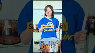 Snare Drum Solo 🔥🥁 Am&eacute;lie (Calhoun Drum Academy) #drums #drumsolo #drumline #drumcorps