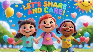 Let&rsquo;s Share and Care | Kids Friendship Poem | Fun & Educational Rhymes for Children