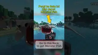 Tips mendapatkan MONSTER FISH di go fishing roblox #viralshort #monsterfish #monster #roblox