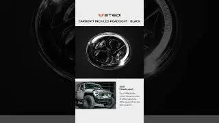 STEDI CARBON 7 INCH LED HEADLIGHT - BLACK #stedi #headlight #offroad