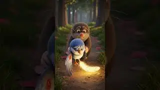 How will the mole save the baby bird ? | Forest Stories #animation #Foreststories