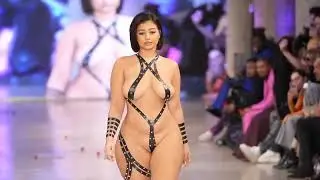 #black  #tape  #project    KiarrA Storm in Slow Motion 4k   LA Fashion Week 2024
