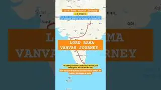 Shree Ram Vanvas Journey 🧡 | Ayodhya - Sri lanka - Ayodhya.. #shreeram #ram #ayodhya #rammandir