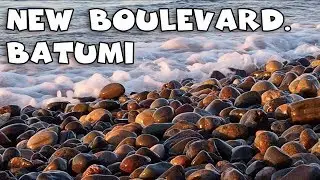Batumi New BOULEVARD. Батуми новый бульвар подробно Изучаем пляж