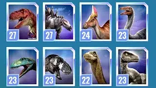 ALL OMEGA TEAM TOURNAMENT BATTLES (JURASSIC WORLD ALIVE)