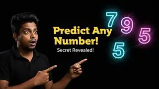 Easy Number Prediction Trick | Mentalism for Beginners