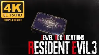 RESIDENT EVIL 3 - JEWEL BOX LOCATIONS (4K 60FPS HDR10)