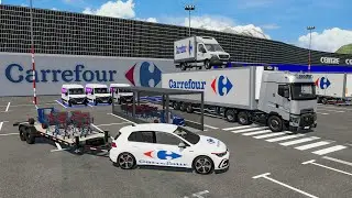 Centre commercial Carrefour &agrave; 50.000.000&euro; avec Parking g&eacute;ant (Enl&egrave;vement du surplus de marchandises)