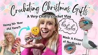 Let's Crochet & Chat 🧶✨ Making Christmas Gifts 🎁 Beach Day 🏖️ Babysitting the Turtles 🐢🎄 Vlogmas 3