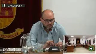 LO ESTAS VIENDO | Pleno extraordinario Ayuntamiento de Carcabuey