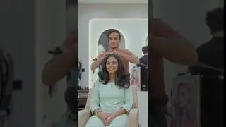Medium length haircut ✂️ #Haircut #SalonStyle #HairTransformation