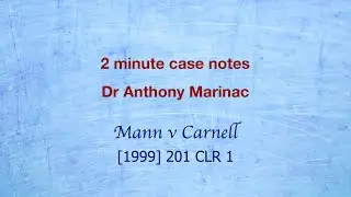 Mann v Carnell (waiver of client confidentiality)
