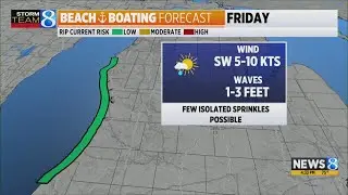 Beach and Boating forecast: Aug. 22, 2024