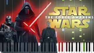 Star Wars Episode VII: The Force Awakens - Theme Song Piano Cover [Synthesia Piano Tutorial]