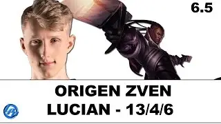 Origen Zven - Lucian vs Sivir - EUW Ranked