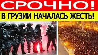 Georgia is on fire! Mass protests have begun in Tbilisi! The presidential palace is being 