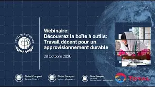 Webinaire: Découvrez la boîte à outils: Travail décent pour un approvisionnement durable