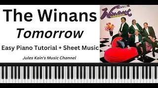 The Winans - Tomorrow - Easy Piano Tutorial - Sheet Music - MIDI