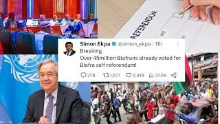 UN HAS CONFIRMED THAT LARGE NUMBER OF BIAFRA HAS SUBSCRIBED TO FREEDOM AND WITH THAT THEY ARE...