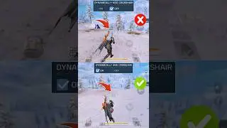 ✅TURN OFF This Setting NOW 😱Dynamically Hide Crosshair in COD MOBILE! #shorts #trending #codm