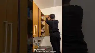 DIY Christmas present cabinets 🎁 #DIY #christmasdecor
